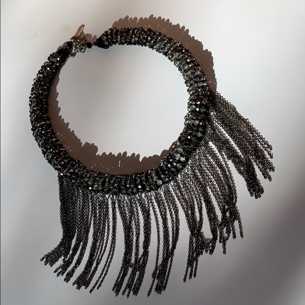 Panacea Chain and Crystal Collar Necklace